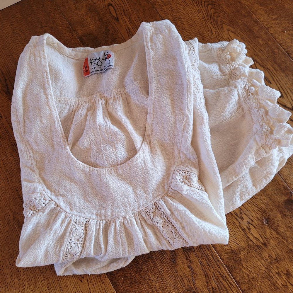 2 Piece Summer Linen Lounge Set